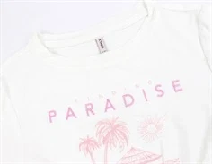 Kids ONLY cloud dancer/paradise knot top